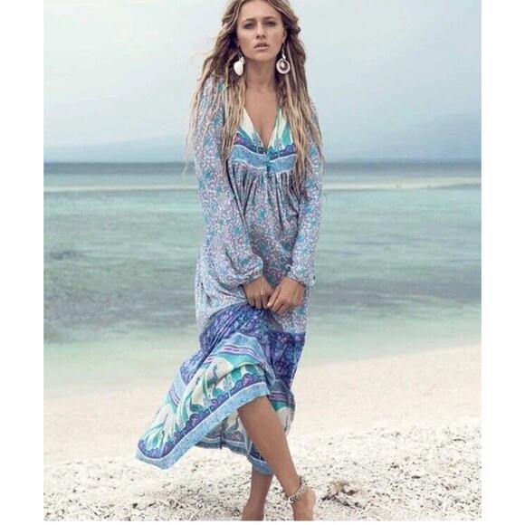 Spell & The Gypsy Collective Very Rare Xanadu Gown Dress Size Large - Picture 1 of 16